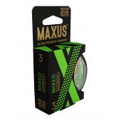 Презервативы в пластиковом кейсе MAXUS AIR Mixed - 3 шт. - Maxus - купить с доставкой в Рязани
