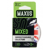 Презервативы в пластиковом кейсе MAXUS AIR Mixed - 3 шт. - Maxus - купить с доставкой в Рязани