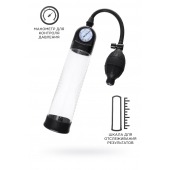 Прозрачная механическая помпа Roald с манометром - Sexus - в Рязани купить с доставкой