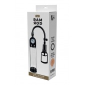 Прозрачная вакуумная помпа с манометром Deluxe Penis Pump - Dream Toys - в Рязани купить с доставкой