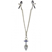 Зажимы для сосков с анальной пробкой - Sitabella - купить с доставкой в Рязани