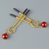 Золотистые зажимы с колокольчиками Gold - Sitabella - купить с доставкой в Рязани