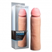 Телесная фаллическая насадка на пенис Magnum Xtender - 23 см. - Blush Novelties - в Рязани купить с доставкой