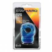 Голубое эрекционное виброкольцо Reusable 5 Function Cock Ring - Blush Novelties - в Рязани купить с доставкой