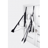 Черные секс-качели на дверь Anonymo №0505 - ToyFa - купить с доставкой в Рязани