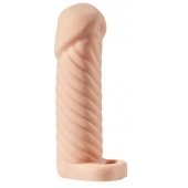 Телесная насадка-удлинитель KLEON с кольцом - 15 см. - Sitabella - в Рязани купить с доставкой