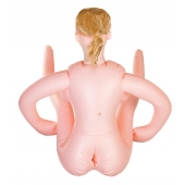 Надувная секс-кукла с реалистичной головой и поднятыми ножками - ToyFa - в Рязани купить с доставкой