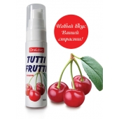 Гель-смазка Tutti-frutti с вишнёвым вкусом - 30 гр. - Биоритм - купить с доставкой в Рязани