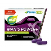 Возбуждающее средство для мужчин Mans Power plus - 10 капсул (0,35 гр.) +1 в подарок - SuperCaps - купить с доставкой в Рязани