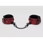 Красно-черные наручники Reversible Faux Leather Wrist Cuffs - Fifty Shades of Grey - купить с доставкой в Рязани