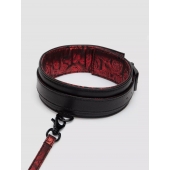 Стильный ошейник с поводком Reversible Faux Leather Collar and Lead - Fifty Shades of Grey - купить с доставкой в Рязани