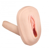 Мастурбатор-вагина с вибрацией и выносным пультом управления REALSTUFF SMOOTH   BALD - Dream Toys - в Рязани купить с доставкой