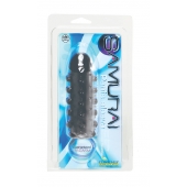Дымчатая стимулирующая насадка с закрытой головкой SAMURAI PENIS SLEEVE BLACK - 14,5 см. - NMC - в Рязани купить с доставкой