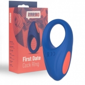 Синее эрекционное кольцо RRRING First Date Cock Ring - FeelzToys - в Рязани купить с доставкой