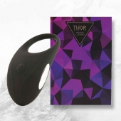 Черное эрекционное виброкольцо Thor Cockring - FeelzToys - в Рязани купить с доставкой