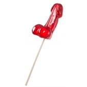 Красный леденец в форме фаллоса со вкусом виски - Sosuчki - купить с доставкой в Рязани