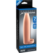 Телесная насадка Real Feel Enhancer XL - 17 см. - Pipedream - в Рязани купить с доставкой