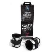 Серо-черные наручники Totally His - Fifty Shades of Grey - купить с доставкой в Рязани