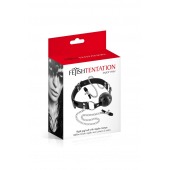 Жесткий шар-кляп с зажимами для сосков - Fetish Tentation - купить с доставкой в Рязани