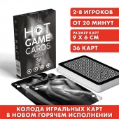 Игральные карты HOT GAME CARDS НУАР - 36 шт. - Сима-Ленд - купить с доставкой в Рязани