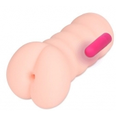 Телесный вибромастурбатор-анус Tong-ggo Auto - KOKOS - в Рязани купить с доставкой