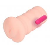 Телесный вибромастурбатор-вагина Gloria Auto - KOKOS - в Рязани купить с доставкой