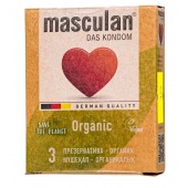 Экологически чистые презервативы Masculan Organic - 3 шт. - Masculan - купить с доставкой в Рязани