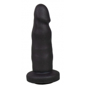 Черная реалистичная насадка-фаллоимитатор с головкой - 13 см. - LOVETOY (А-Полимер) - купить с доставкой в Рязани