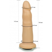 Телесная насадка Harness - 15,8 см. - LOVETOY (А-Полимер) - купить с доставкой в Рязани