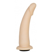 Телесная гладкая насадка-фаллоимитатор Harness - 17 см. - LOVETOY (А-Полимер) - купить с доставкой в Рязани