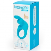 Голубое эрекционное виброкольцо Happy Rabbit Rechargeable Rabbit Cock Ring - Happy Rabbit - в Рязани купить с доставкой