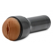 Коричневый мастурбатор-вагина Feel Stroker - Kiiroo - в Рязани купить с доставкой
