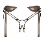 Бронзовый пояс для насадок Desirous Harness - Strap-on-me - купить с доставкой в Рязани