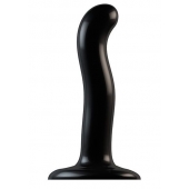 Черный фаллоимитатор-насадка Strap-On-Me P G spot Dildo size S - 16,4 см. - Strap-on-me - купить с доставкой в Рязани