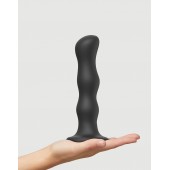 Черная насадка Strap-On-Me Dildo Geisha Balls size XL - Strap-on-me - купить с доставкой в Рязани