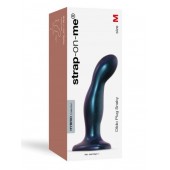 Темно-синяя насадка Strap-On-Me Dildo Plug Snaky size M - Strap-on-me - купить с доставкой в Рязани