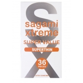 Ультратонкие презервативы Sagami Xtreme Superthin - 36 шт. - Sagami - купить с доставкой в Рязани