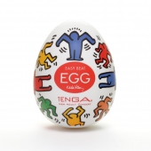 Мастурбатор-яйцо Keith Haring EGG DANCE - Tenga - в Рязани купить с доставкой