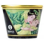 Массажная свеча Exotic Green Tea с ароматом зелёного чая - 170 мл. - Shunga - купить с доставкой в Рязани