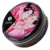 Массажная свеча Rose Petals с ароматом розы - 30 мл. - Shunga - купить с доставкой в Рязани
