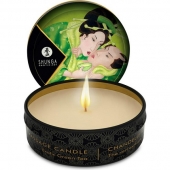 Массажная свеча Exotic Green Tea с ароматом зелёного чая - 30 мл. - Shunga - купить с доставкой в Рязани