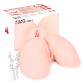 Телесный вибромастурбатор-полуторс Hanna Onahole 002 Real Hips - KOKOS - в Рязани купить с доставкой