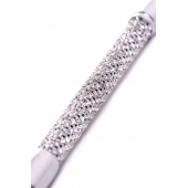 Чёрный стек с треугольным кожаным шлепком - 65 см. - ToyFa - купить с доставкой в Рязани