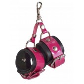 Розово-черный брелок  Наручники - Sitabella - купить с доставкой в Рязани