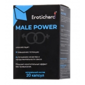 Капсулы для мужчин Erotichard male power - 20 капсул (0,370 гр.) - Erotic Hard - купить с доставкой в Рязани