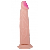 Нежный фаллоимитатор на присоске - 18,5 см. - LOVETOY (А-Полимер)