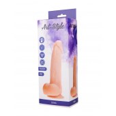 Фаллоимитатор с мошонкой на присоске ART-Style №27 - 20,5 см. - Art-Style