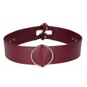Бордовый ремень Halo Waist Belt - размер L-XL - Shots Media BV - купить с доставкой в Рязани