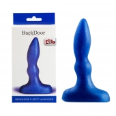 Синий анальный стимулятор Beginners p-spot massager - 11 см. - Lola Games - в Рязани купить с доставкой