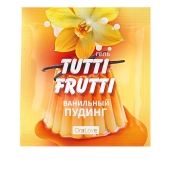 Пробник гель-смазки Tutti-frutti со вкусом ванильного пудинга - 4 гр. - Биоритм - купить с доставкой в Рязани